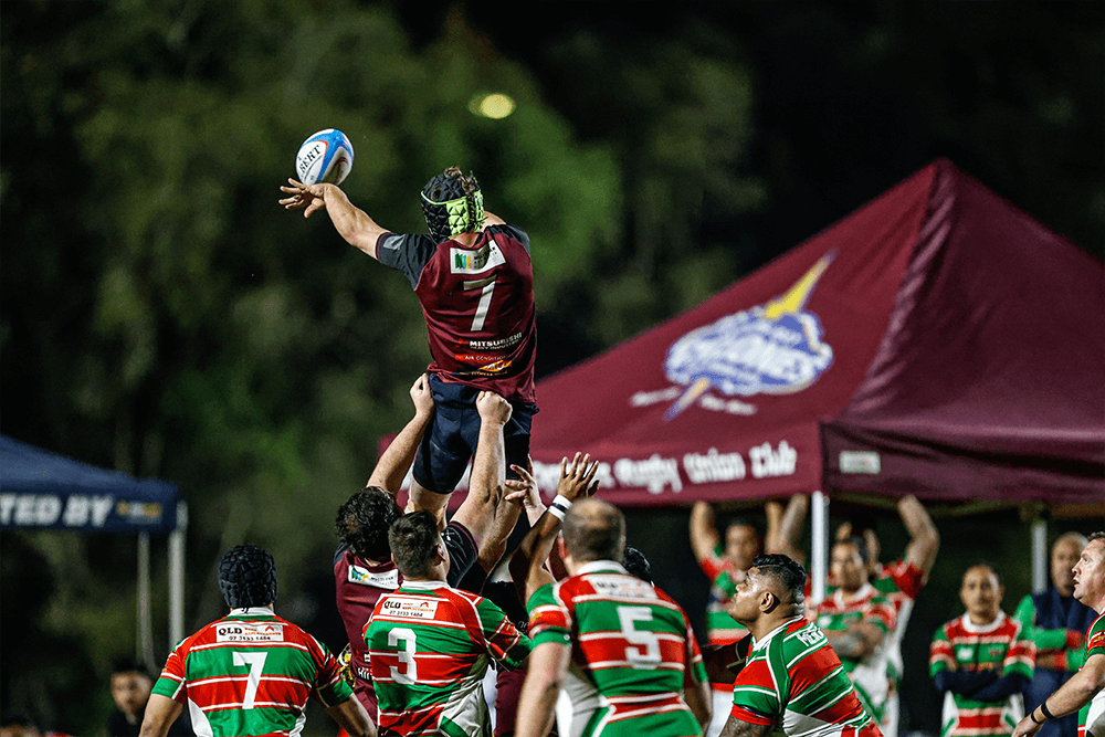 Redlands Rugby line out jump